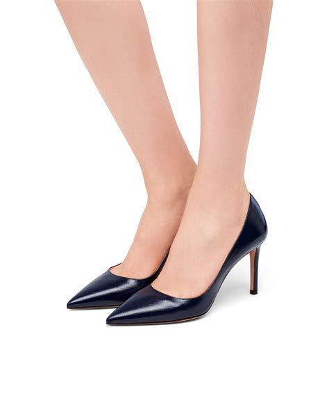 prada patent suffiano pump|Prada Saffiano Textured Patent Leather Pumps .